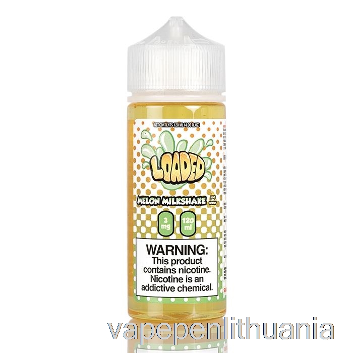 Meliono Pieno Kokteilis - Užpildytas E-skystis - Negailestingi Garai - 120 Ml 3mg Vape Skystis